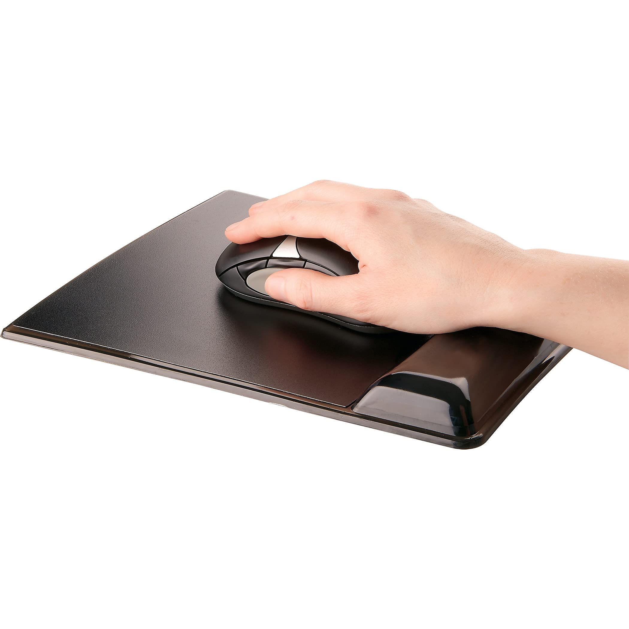 fellowes-health-v-crystal-9182301-tapis-de-souris-ergonomique-repose-poignet-noi image 2