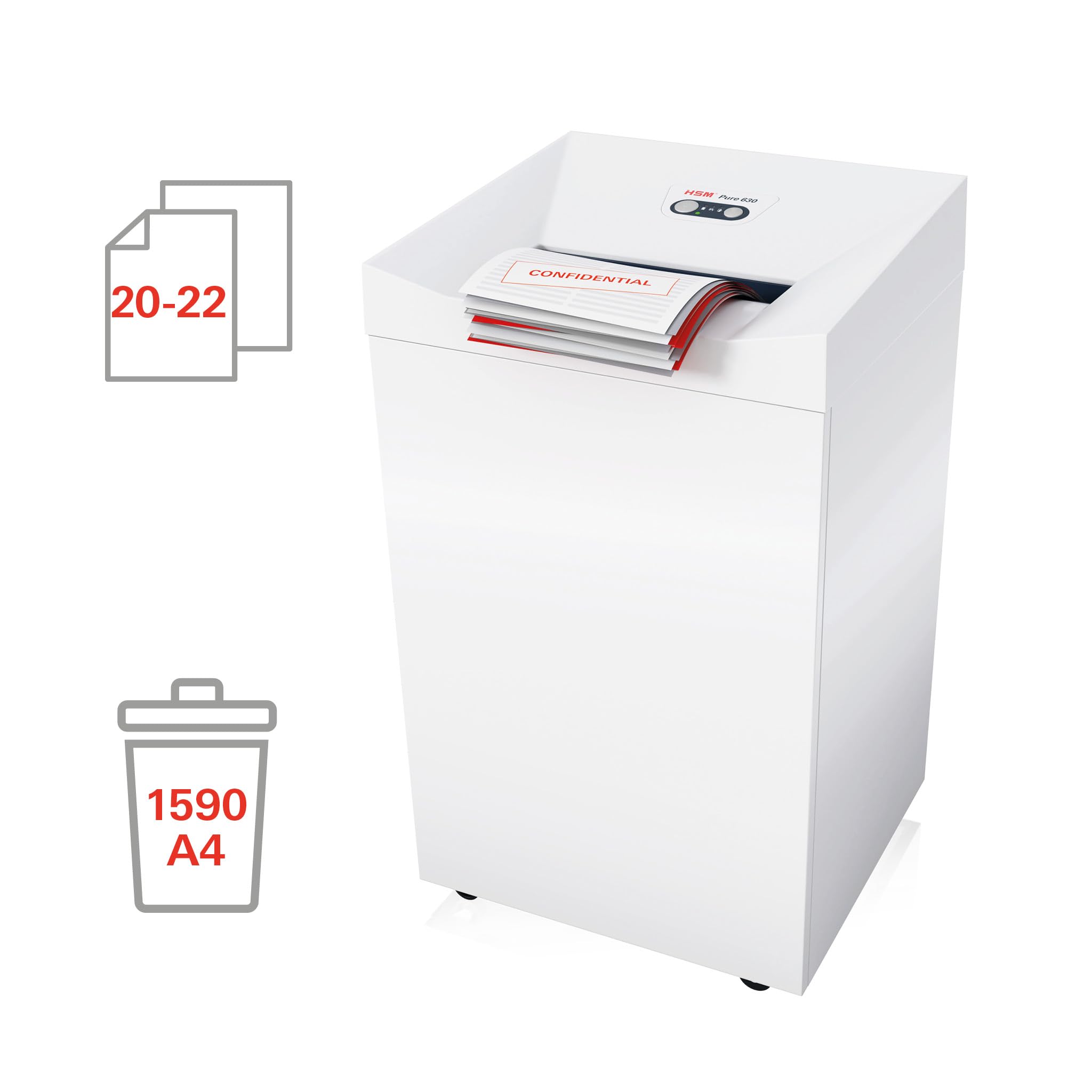 hsm-pure-630-destructeur-coupe-particules-p-4-21-22-feuilles-4-5x30-mm-blanc-ant image 3