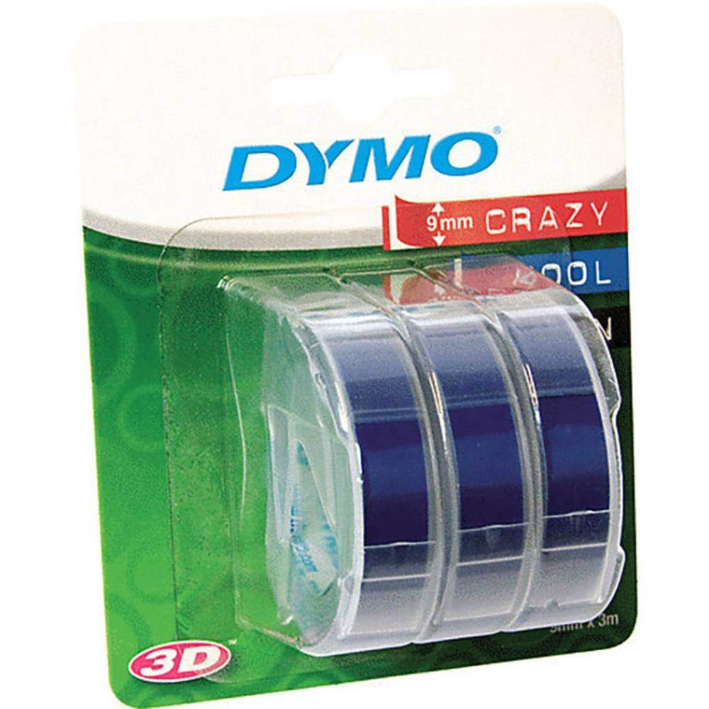 dymo-rubans-3d-9-mm-x-3-m-brillant-lot-de-3-noir-bleu-rouge image 6