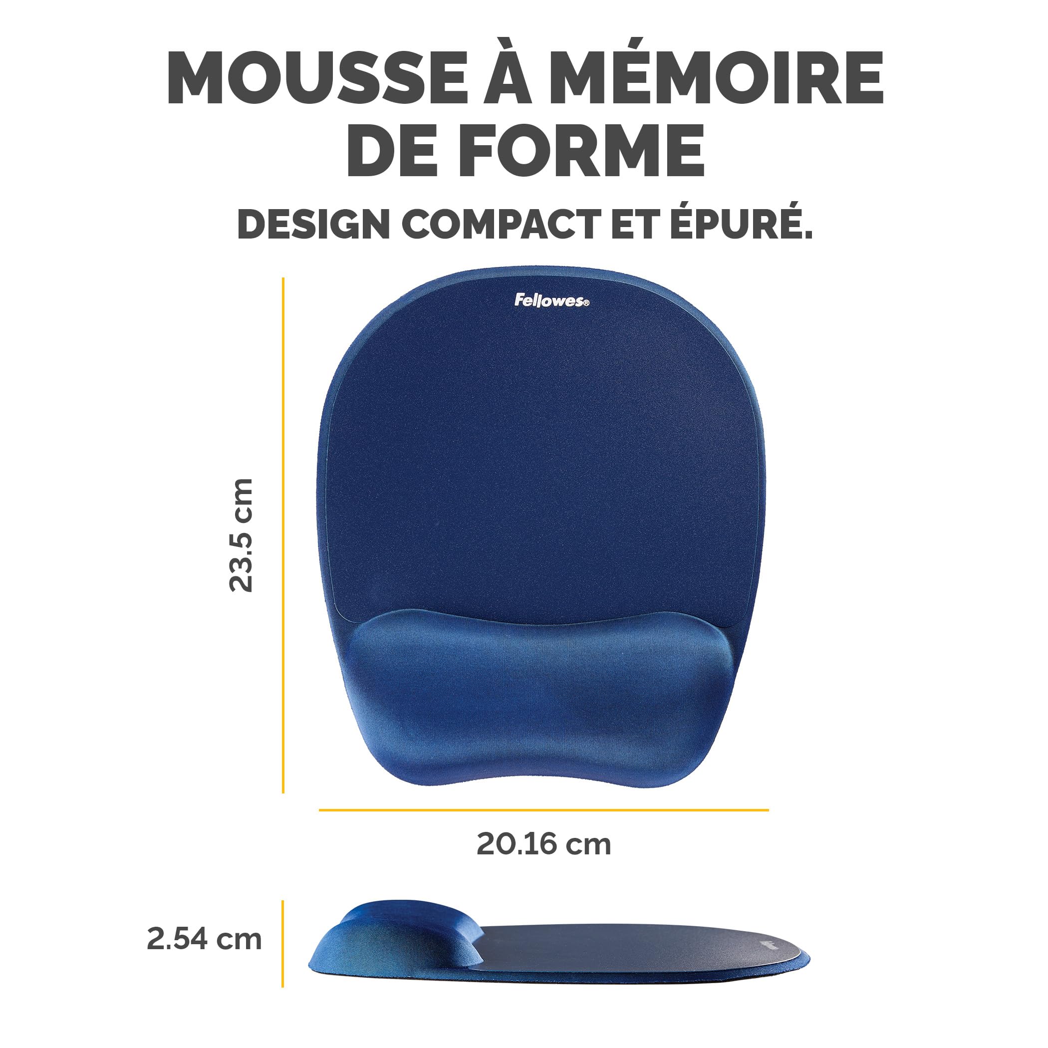fellowes-everyday-tapis-de-souris-ergonomique-avec-repose-poignet-bleu image 3