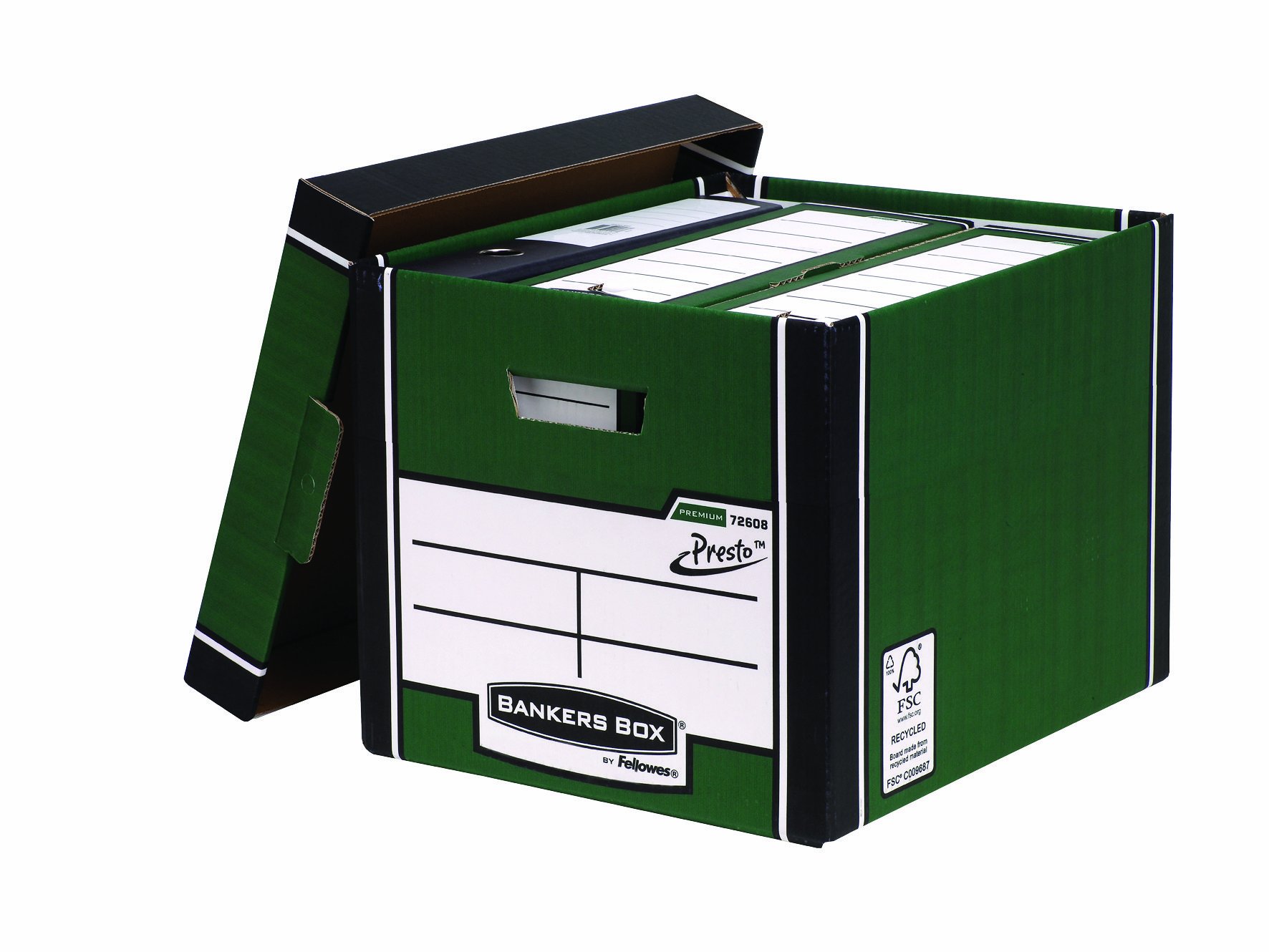 fellowes-bankers-box-presto-bo-tes-archives-vert-lot-de-10-a4 image 7