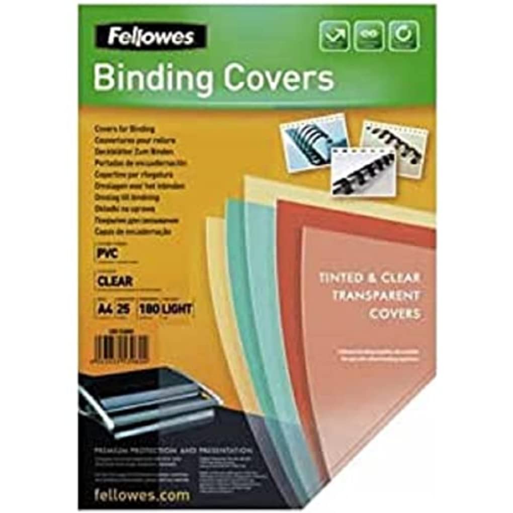 fellowes-couvertures-de-reliure-pvc-transparent-a4-200-microns-pack-de-100 image 4