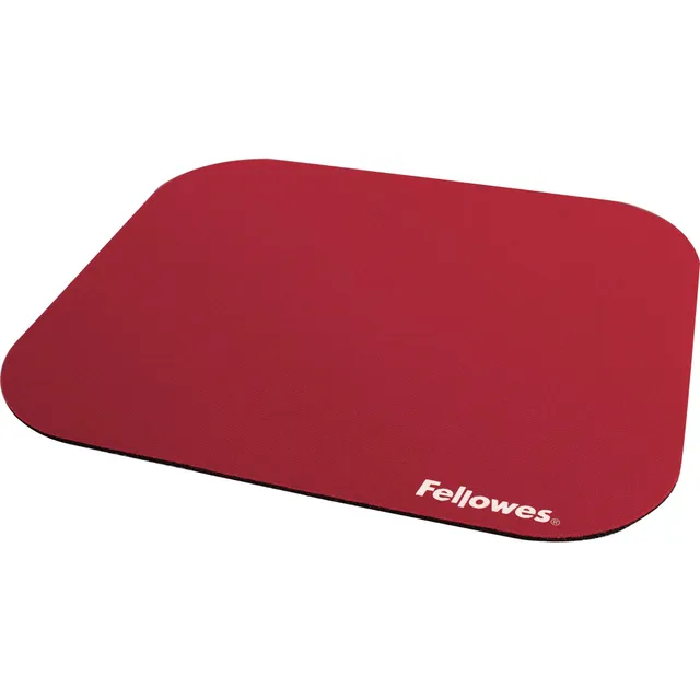 fellowes-58022-tapis-de-souris-basique-rouge-base-antid-rapante-en-mousse-surfac image 1
