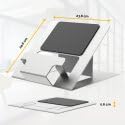 fellowes-hylyft-support-ordinateur-portable-aluminium-6-hauteurs-pochette image 5