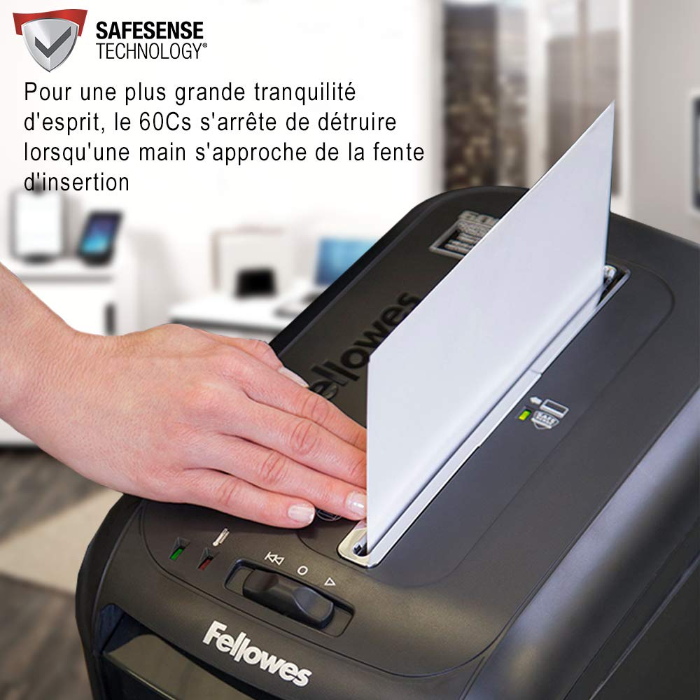 fellowes-60cs-destructeur-de-documents-coupe-crois-e-10-feuilles-22l image 3