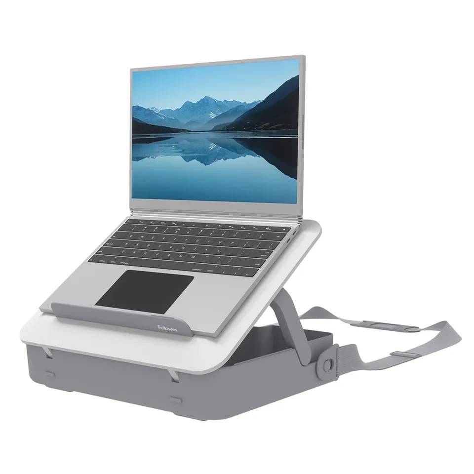 fellowes-breyta-bo-te-de-rangement-ergonomique-2-en-1-support-pc-blanc image 1