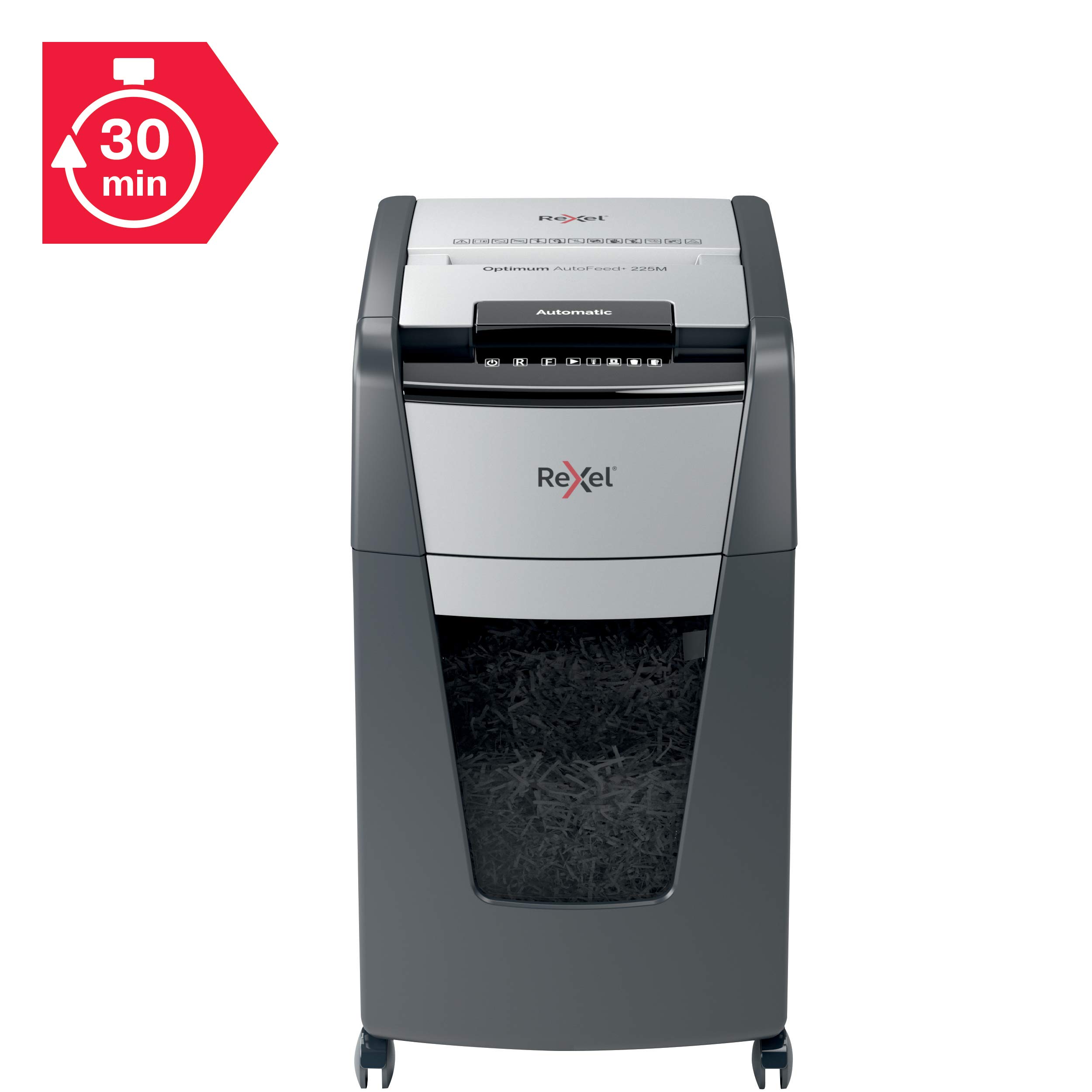 rexel-auto-225m-destructeur-automatique-coupe-micro-p5-225-feuilles-60-l image 8