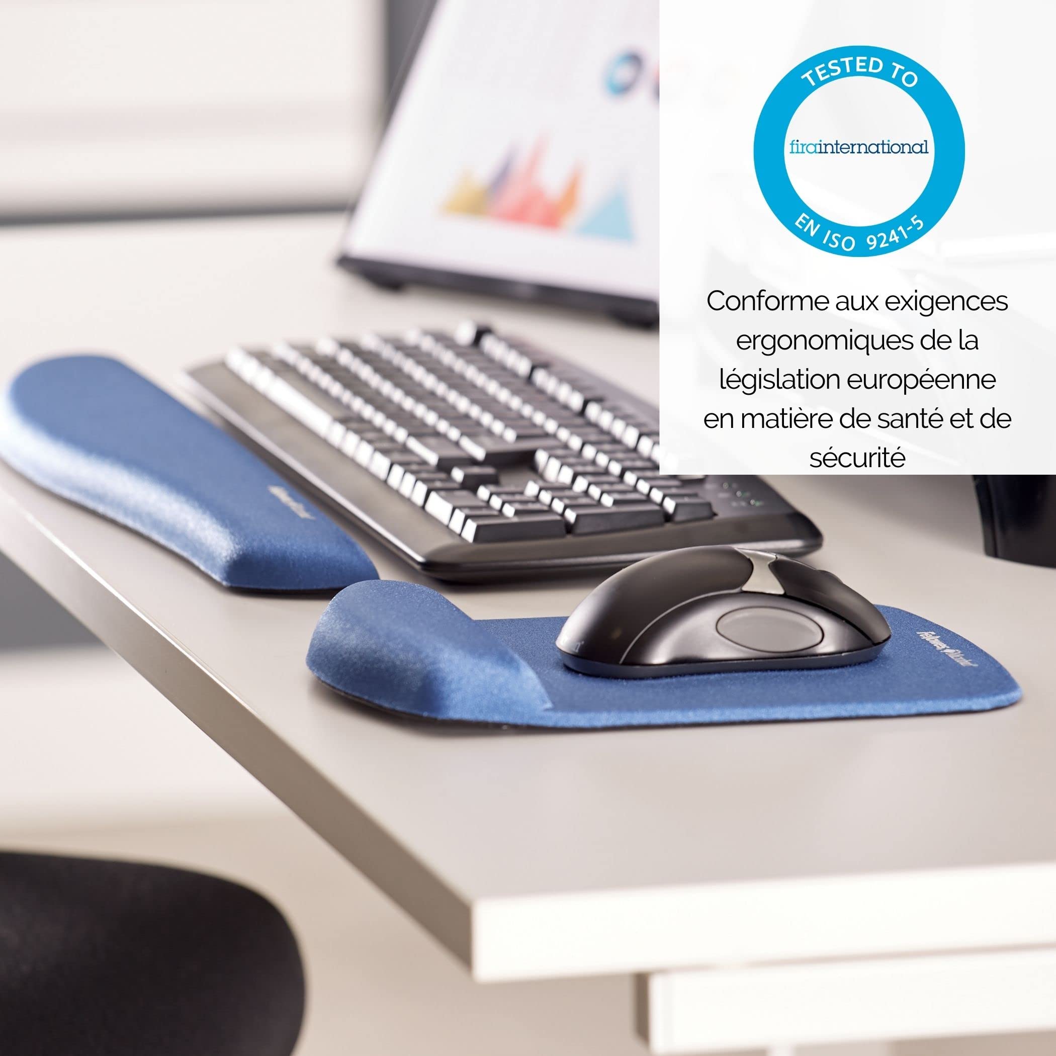 fellowes-plushtouch-tapis-de-souris-repose-poignet-mousse-m-moire-bleu image 7