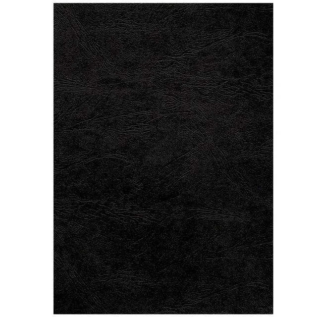 fellowes-5374401-pack-100-couvertures-reliure-grain-cuir-a3-noir-250g image 1