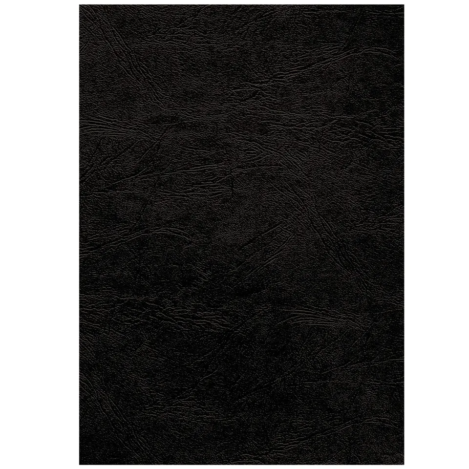 fellowes-5374401-pack-100-couvertures-reliure-grain-cuir-a3-noir-250g image 1