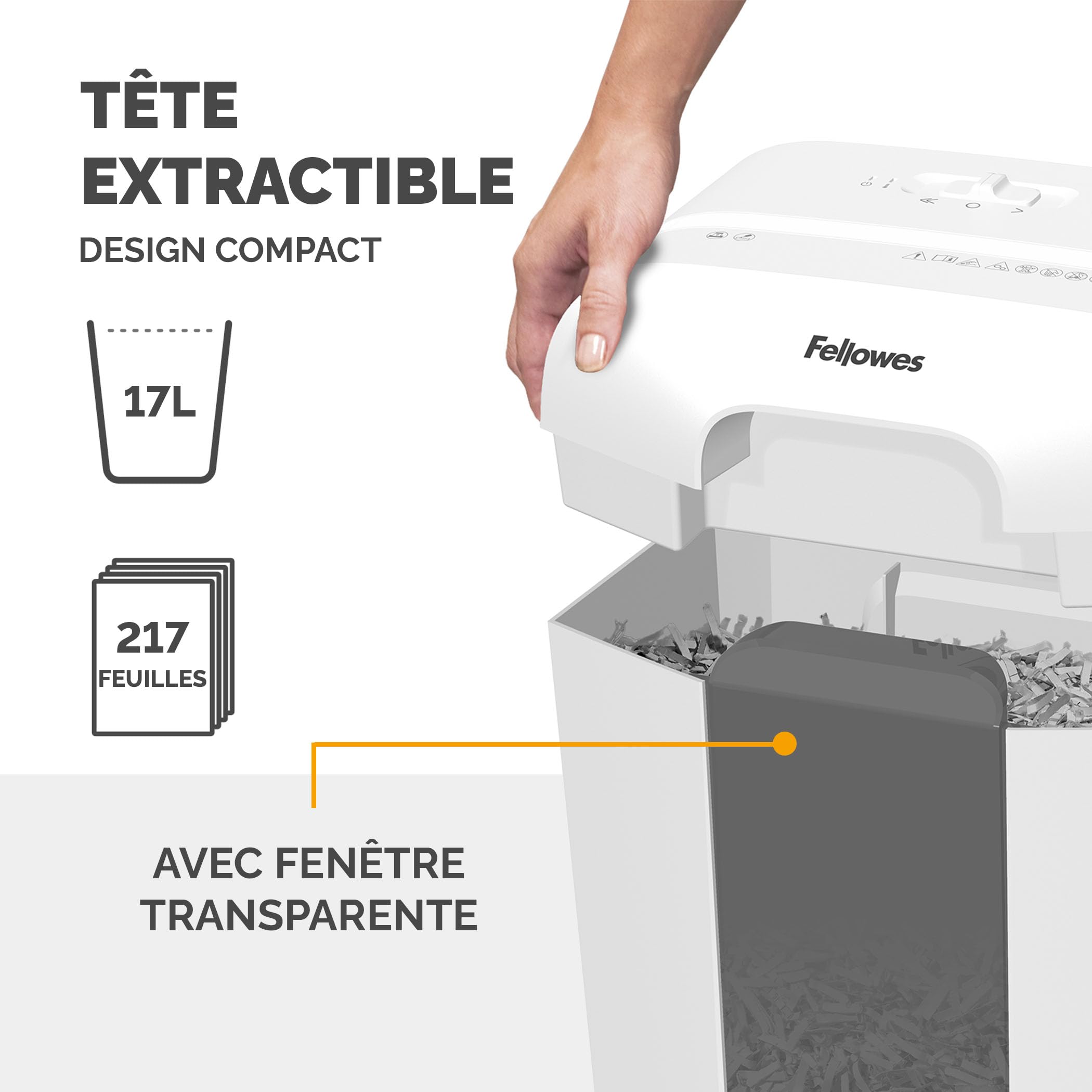 fellowes-lx50-destructeur-coupe-crois-e-9-feuilles-17l-blanc-p-4 image 6