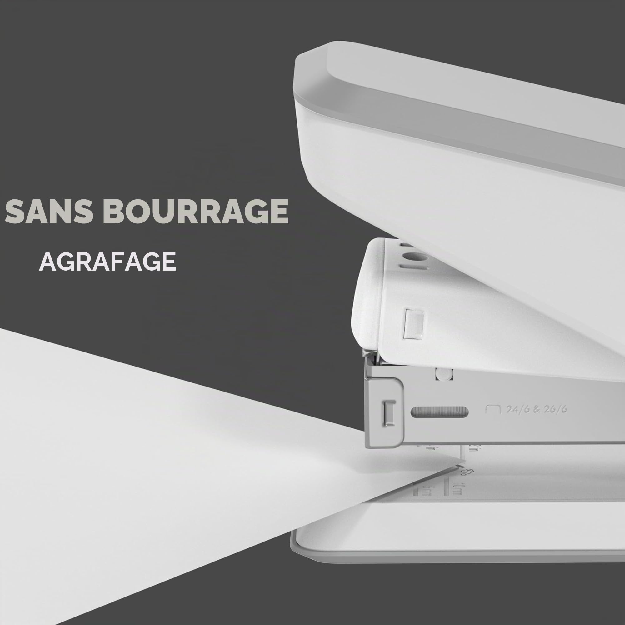 fellowes-lx840-easypress-agrafeuse-demi-bande-25-feuilles-blanc-24-6-26-6 image 3