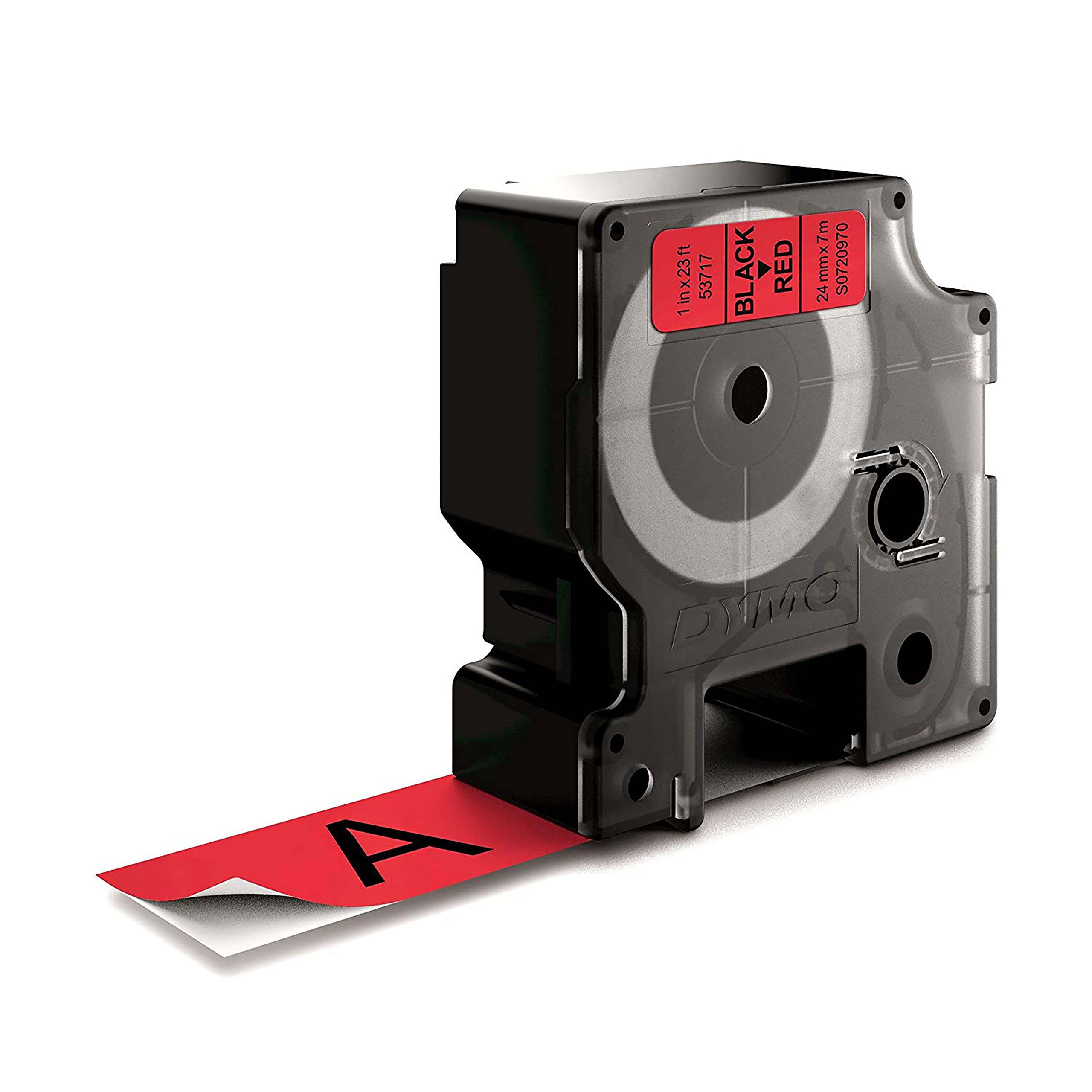 dymo-d1-ruban-24-mm-x-7-m-noir-sur-rouge-authentique image 7