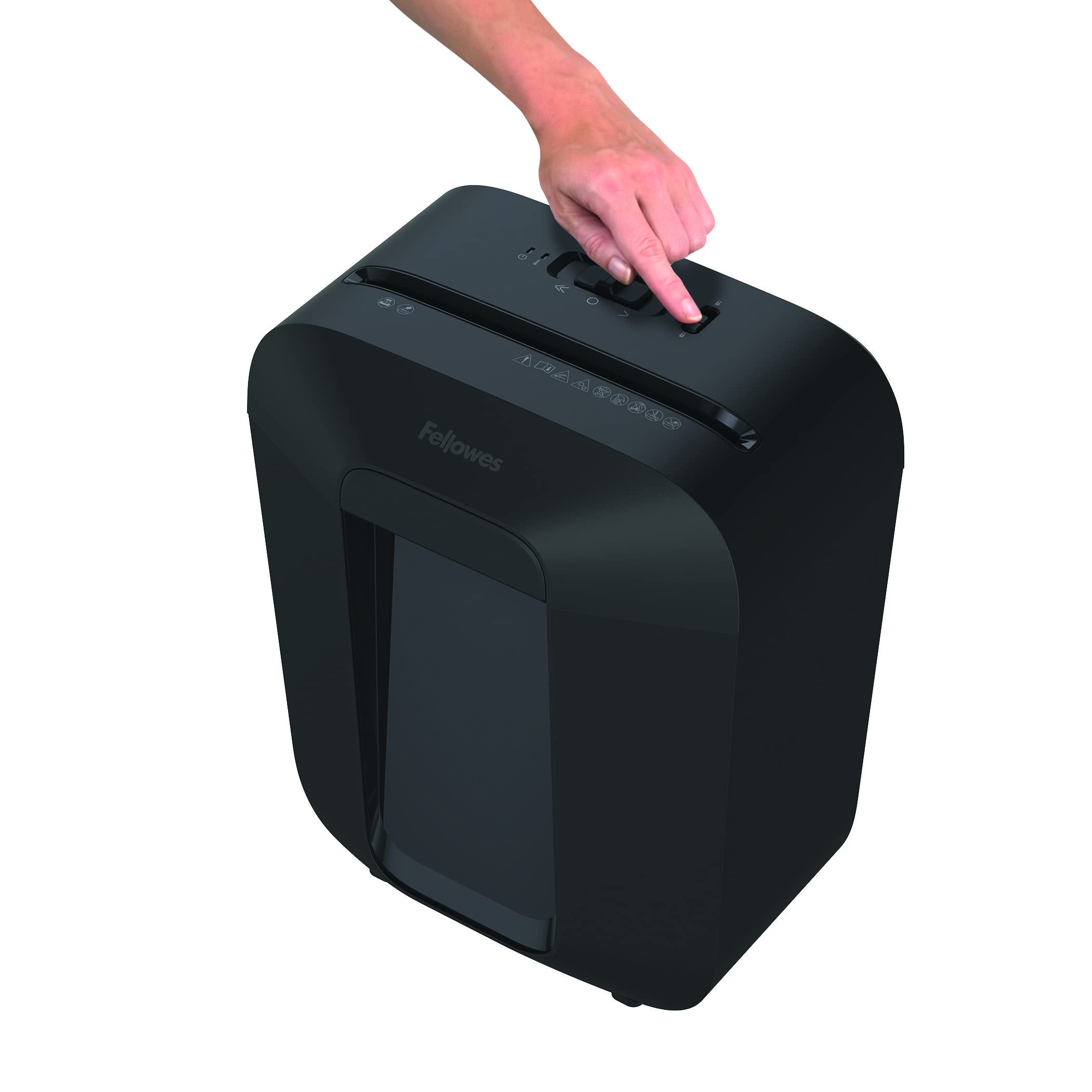fellowes-lx41-destructeur-de-documents-coupe-crois-e-p-4-8-feuilles-17l-noir-430 image 3