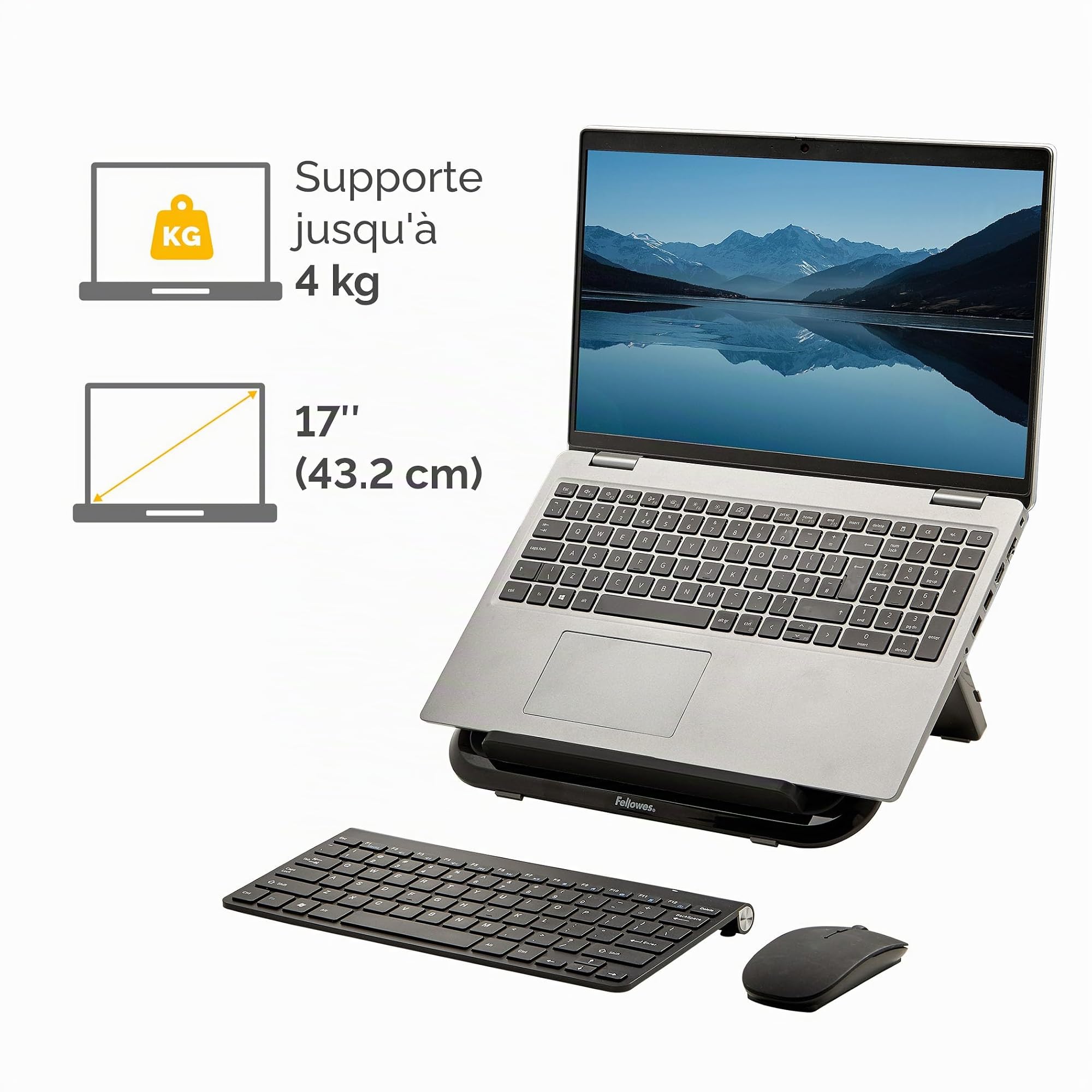 fellowes-everyday-support-pc-portable-noir-17-pouces-max-4-kg-7-hauteurs-r-glabl image 3