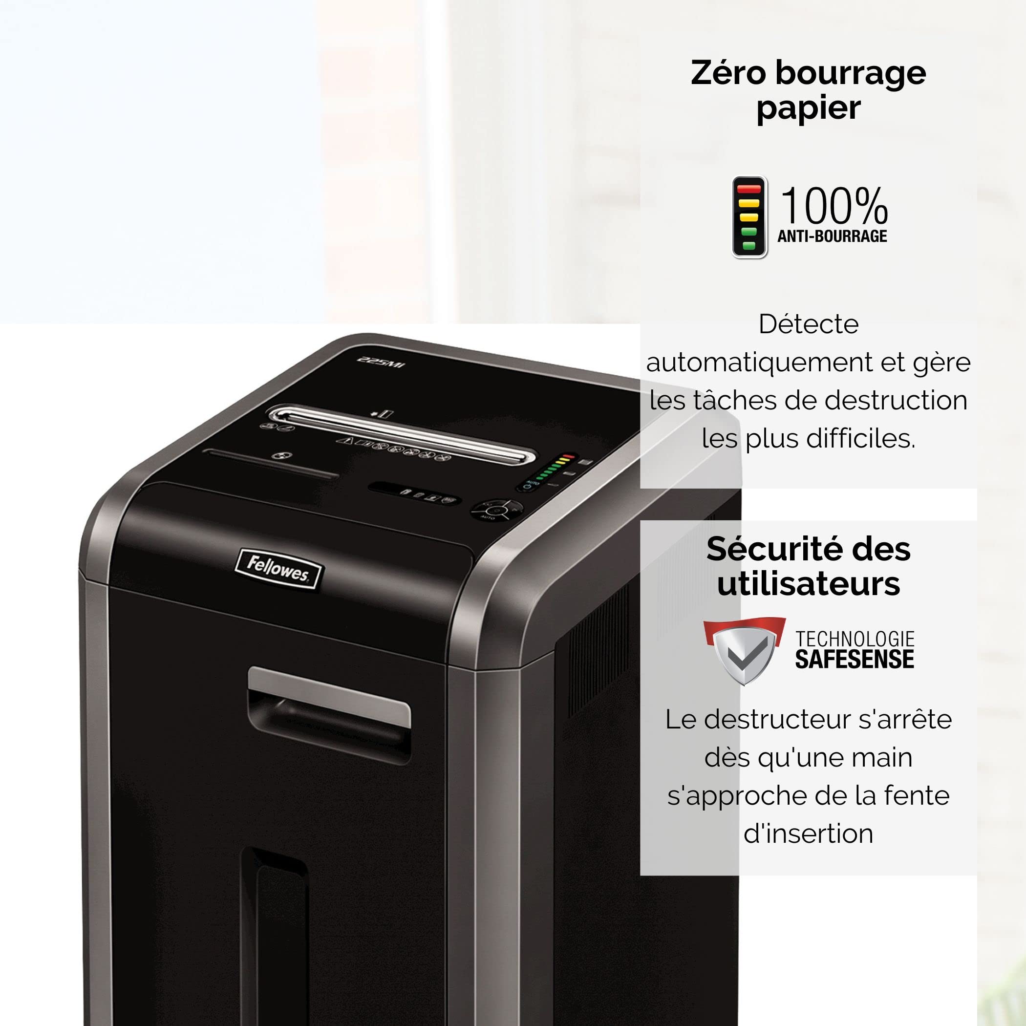 fellowes-powershred-225mi-destructeur-de-documents-microshred-14-feuilles-noir image 5