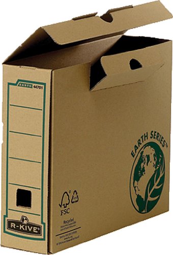 fellowes-bankers-box-earth-series-lot-20-bo-tes-archives-a4-80-mm-kraft-naturel image 3