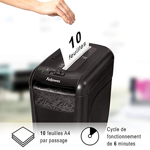 fellowes-60cs-destructeur-de-documents-coupe-crois-e-10-feuilles-22l image 8