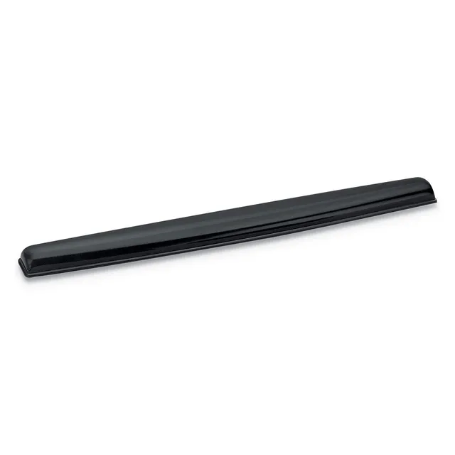 fellowes-9112201-repose-poignets-clavier-crystal-gel-ergonomique-noir-transparen image 1