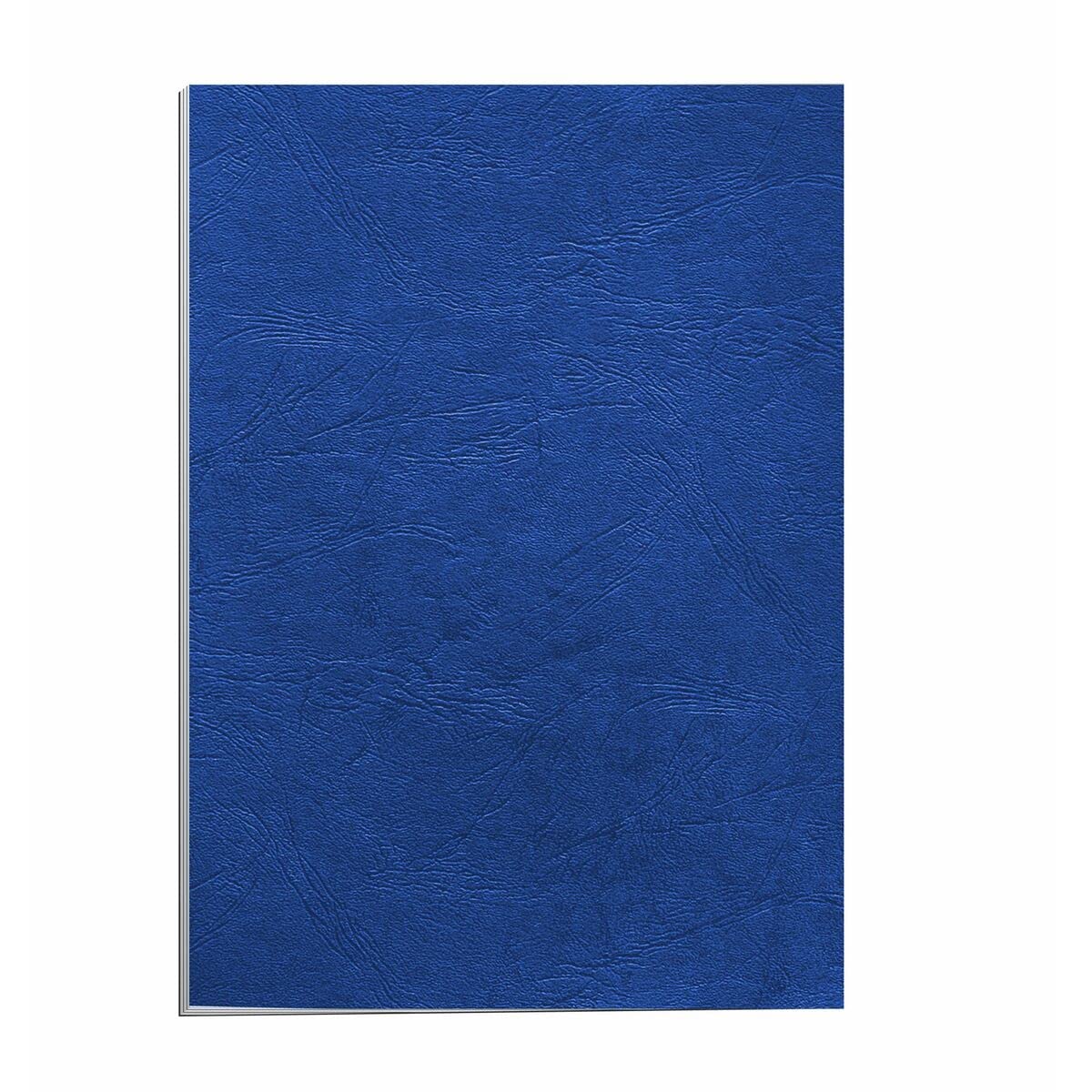 fellowes-pack-de-100-couvertures-grain-cuir-a4-bleu-royal image 1