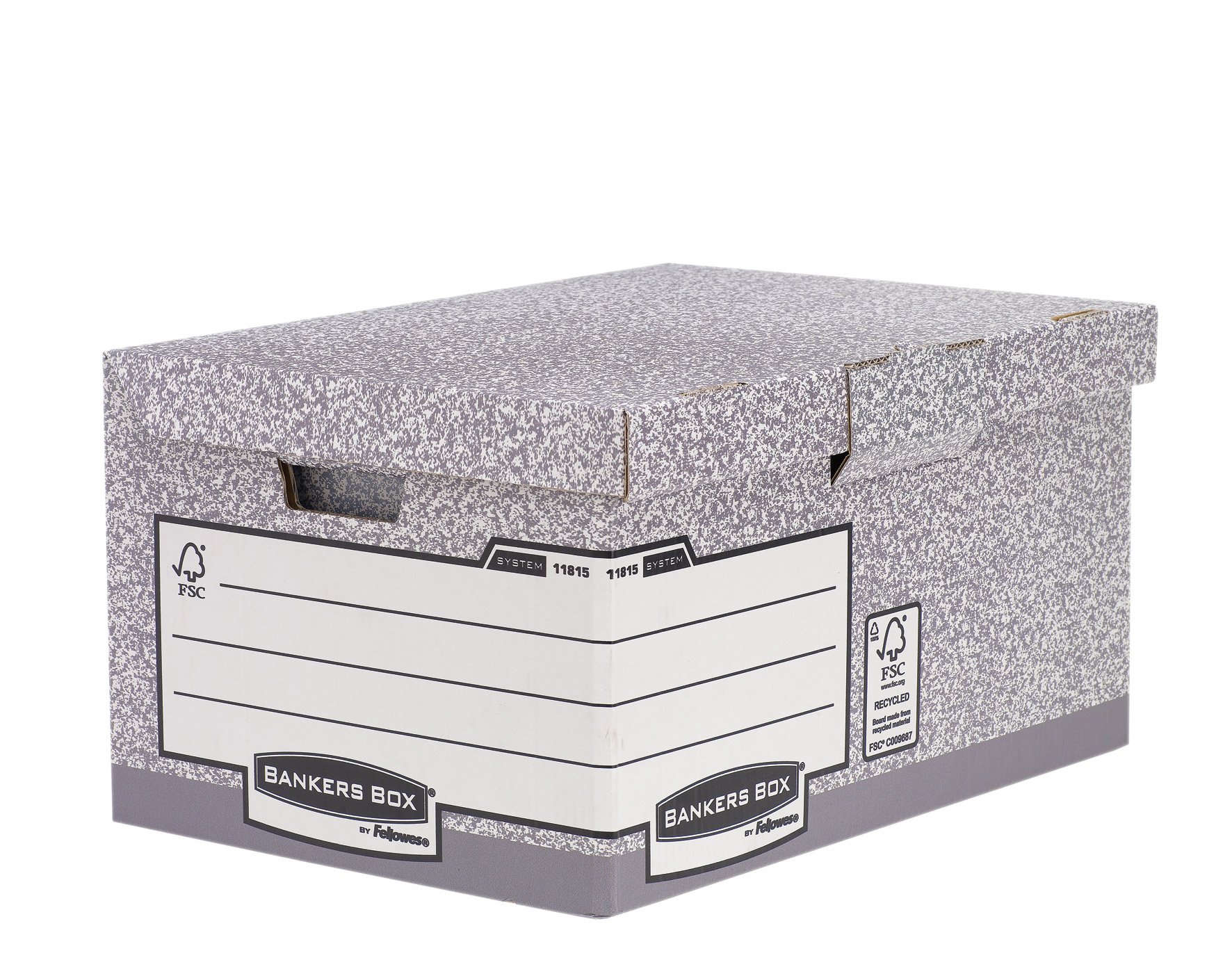 fellowes-bankers-box-system-1181501-caisse-archives-flip-top-maxi-lot-de-10-gris image 1