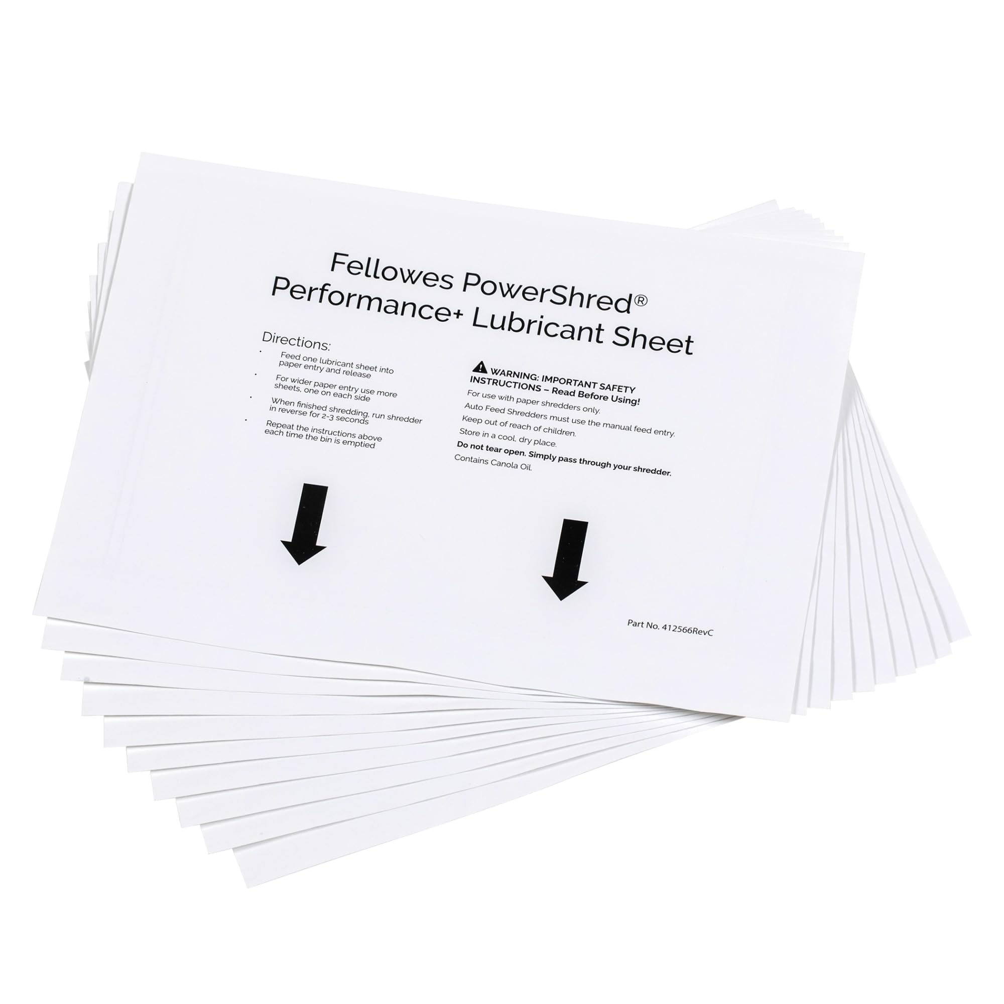 fellowes-powershred-performance-feuilles-lubrifiantes-lot-de-10 image 7