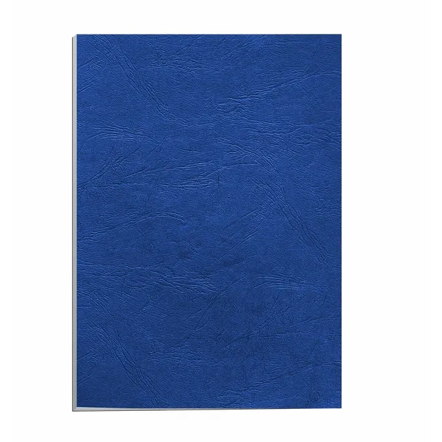 fellowes-pack-de-100-couvertures-grain-cuir-a4-bleu-royal image 1