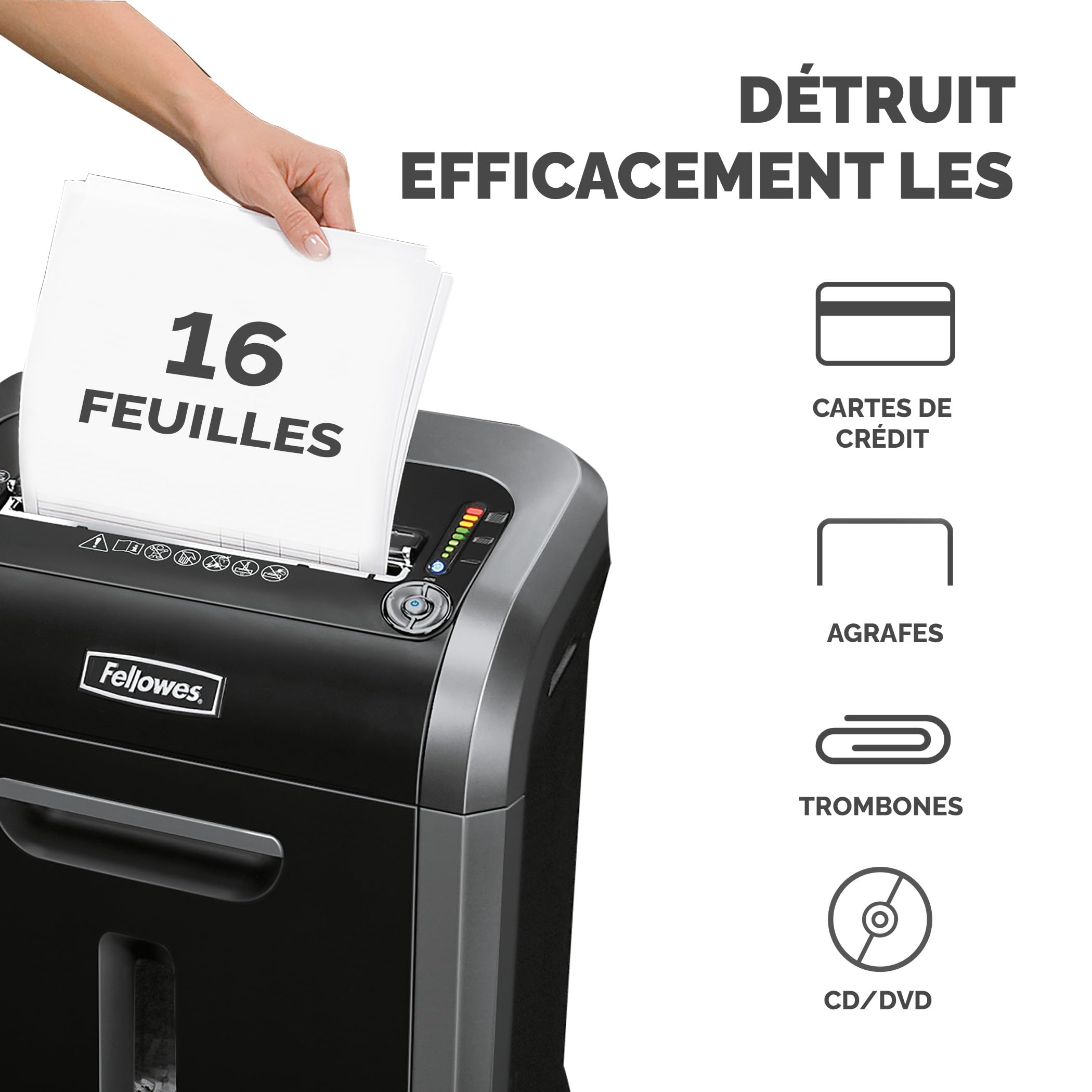 fellowes-powershred-79ci-destructeur-coupe-crois-e-p-4-16-feuilles-23l-noir image 3