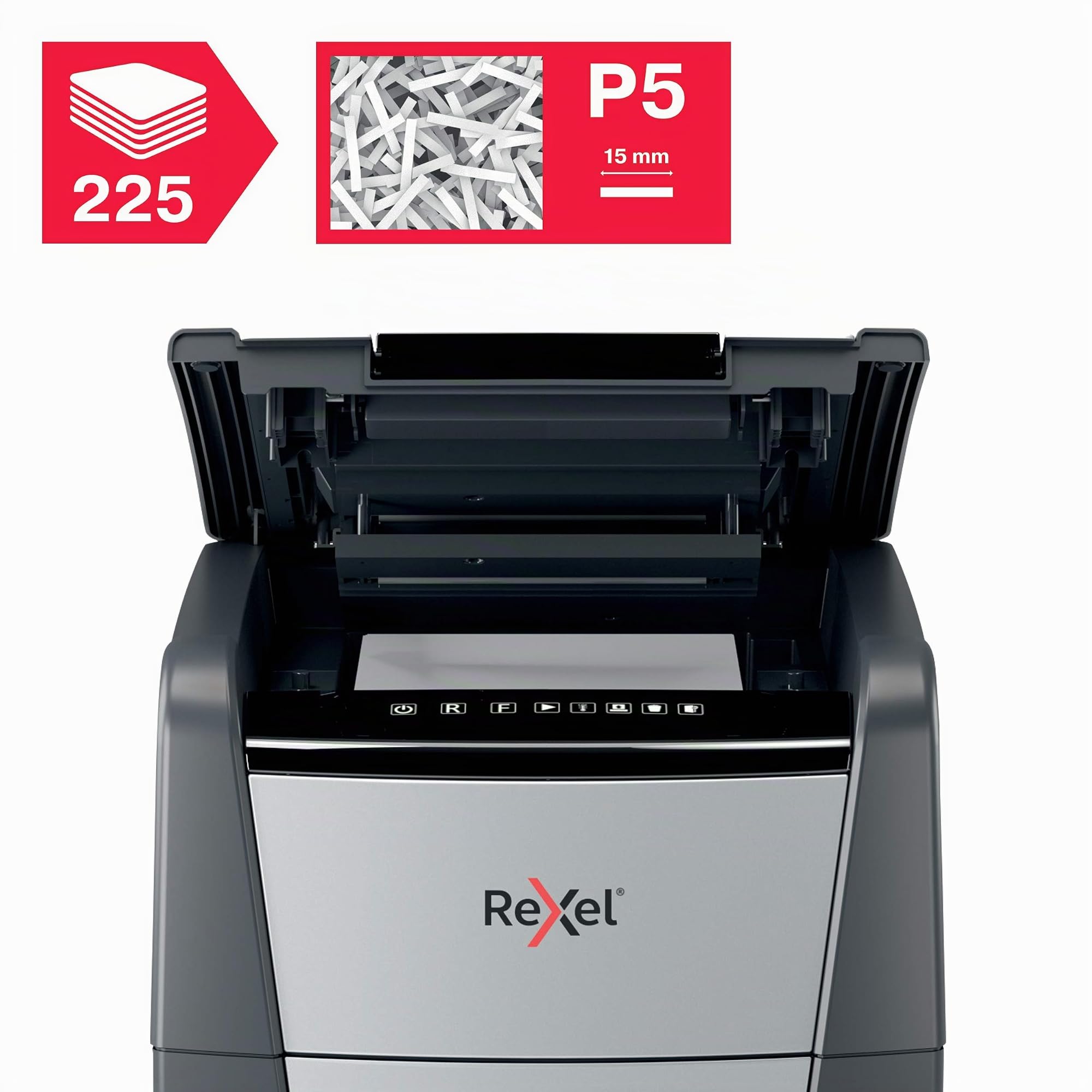 rexel-auto-225m-destructeur-automatique-coupe-micro-p5-225-feuilles-60-l image 2