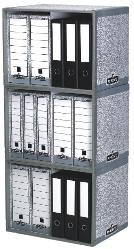 fellowes-bankers-box-system-stax-modules-de-classement-gris-lot-de-5 image 2