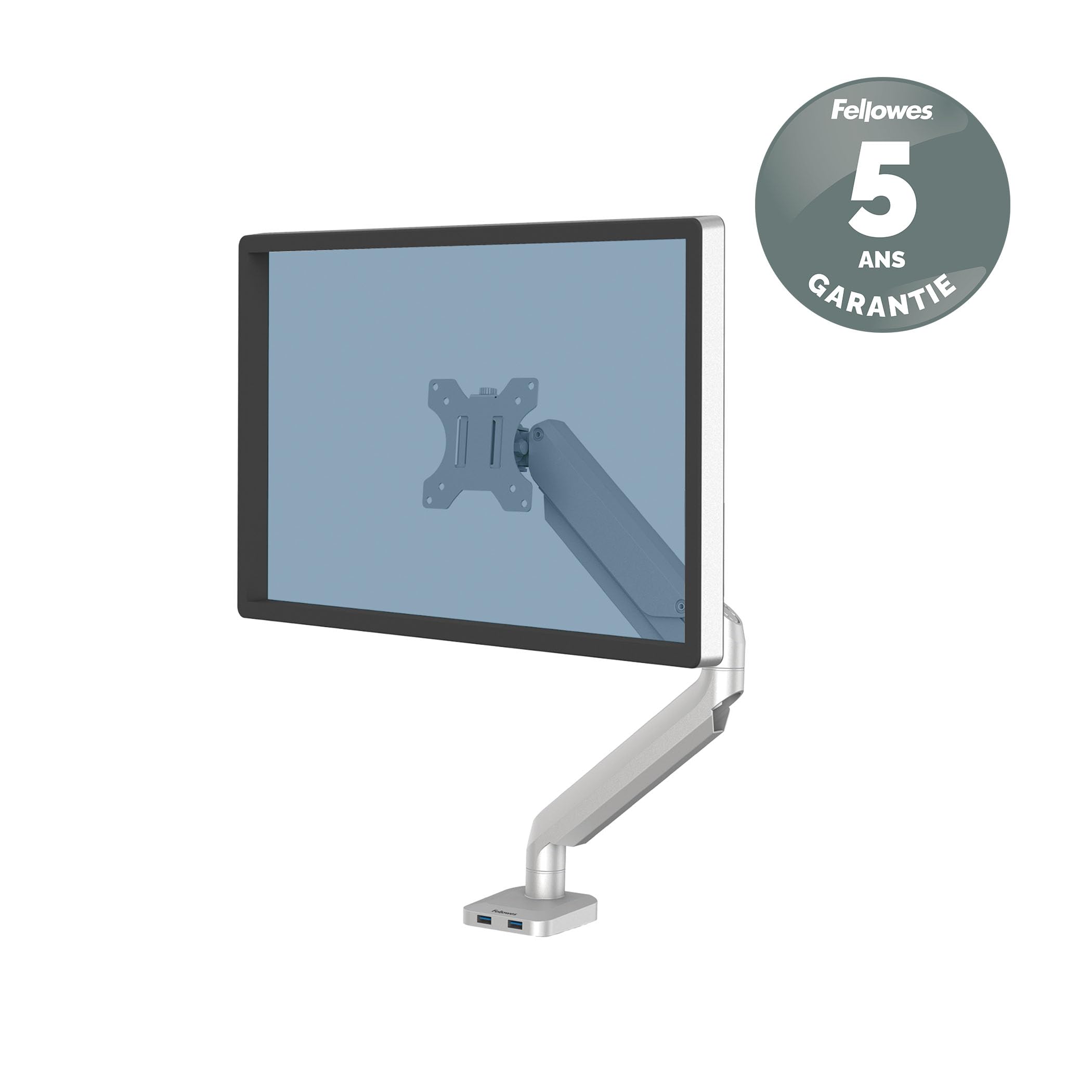 fellowes-platinum-series-bras-porte-cran-simple-argent-jusqu-32-avec-2-ports-usb image 8