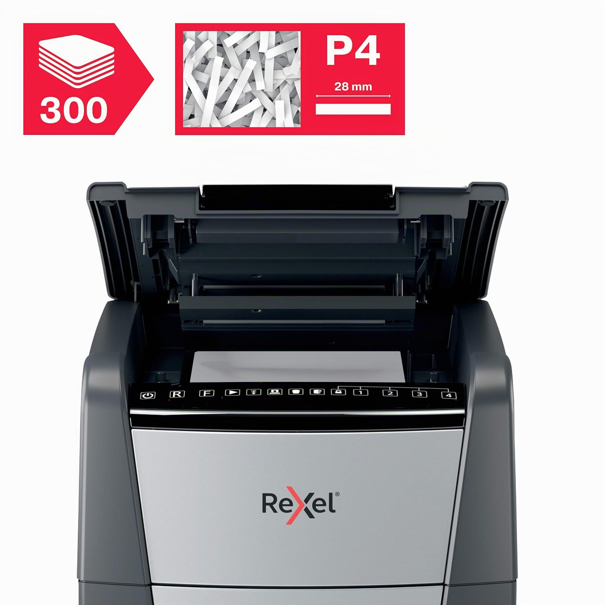 rexel-auto-300x-destructeur-automatique-coupe-crois-e-p4-300-feuilles-60-l image 2