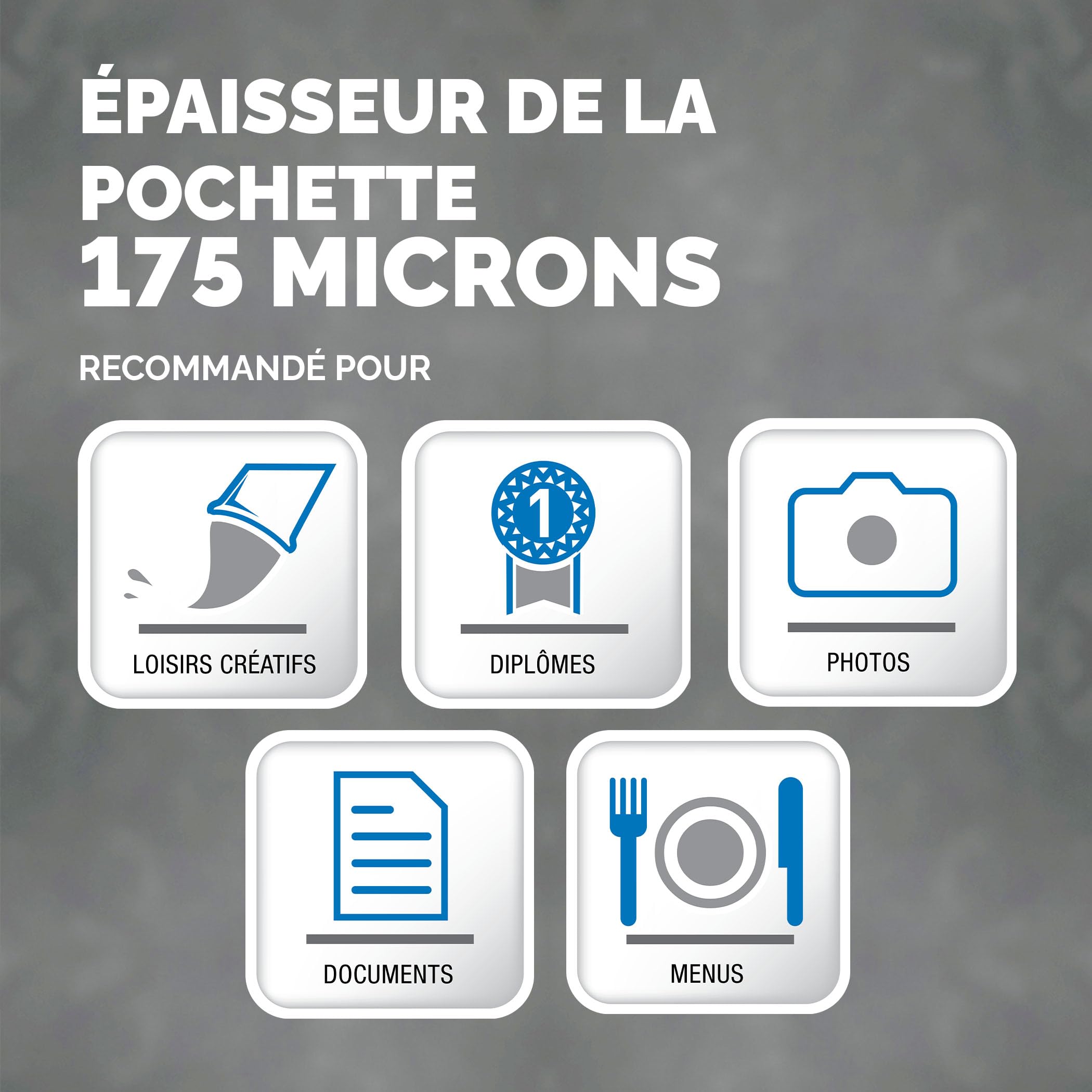fellowes-pochettes-de-plastification-a4-175-microns-brillant-pack-de-100 image 3