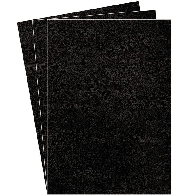 fellowes-couverture-pour-reliure-a4-grain-cuir-250-g-m-pack-de-100 image 1
