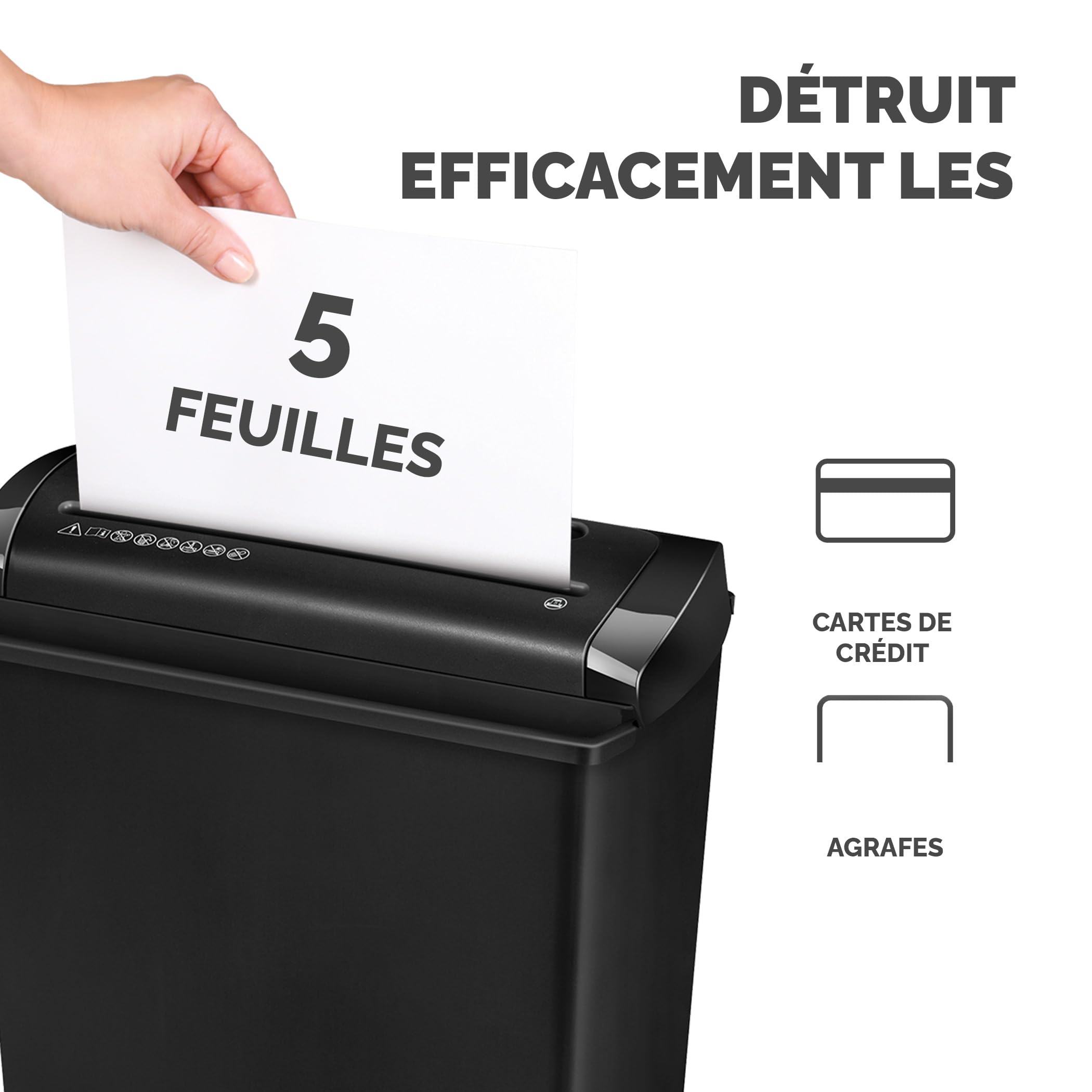 fellowes-powershred-p-25s-destructeur-coupe-droite-5-feuilles-11l-p1-noir image 3