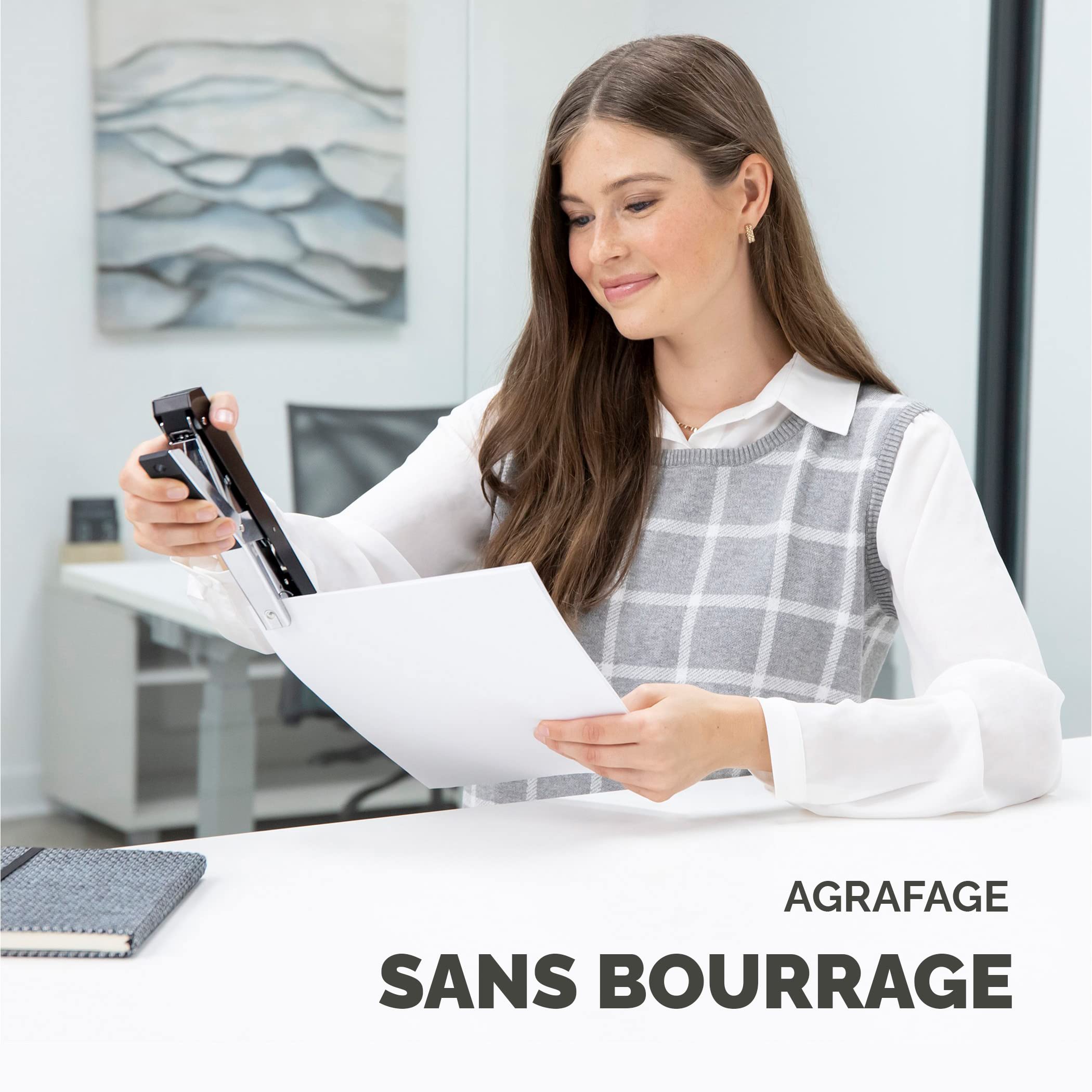 fellowes-lx890-agrafeuse-pince-40-feuilles-anti-bourrage-noire image 3