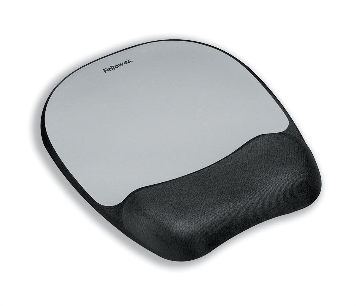 fellowes-9175801-tapis-de-souris-ergo-mousse-aluminium-avec-repose-poignet-noir- image 1