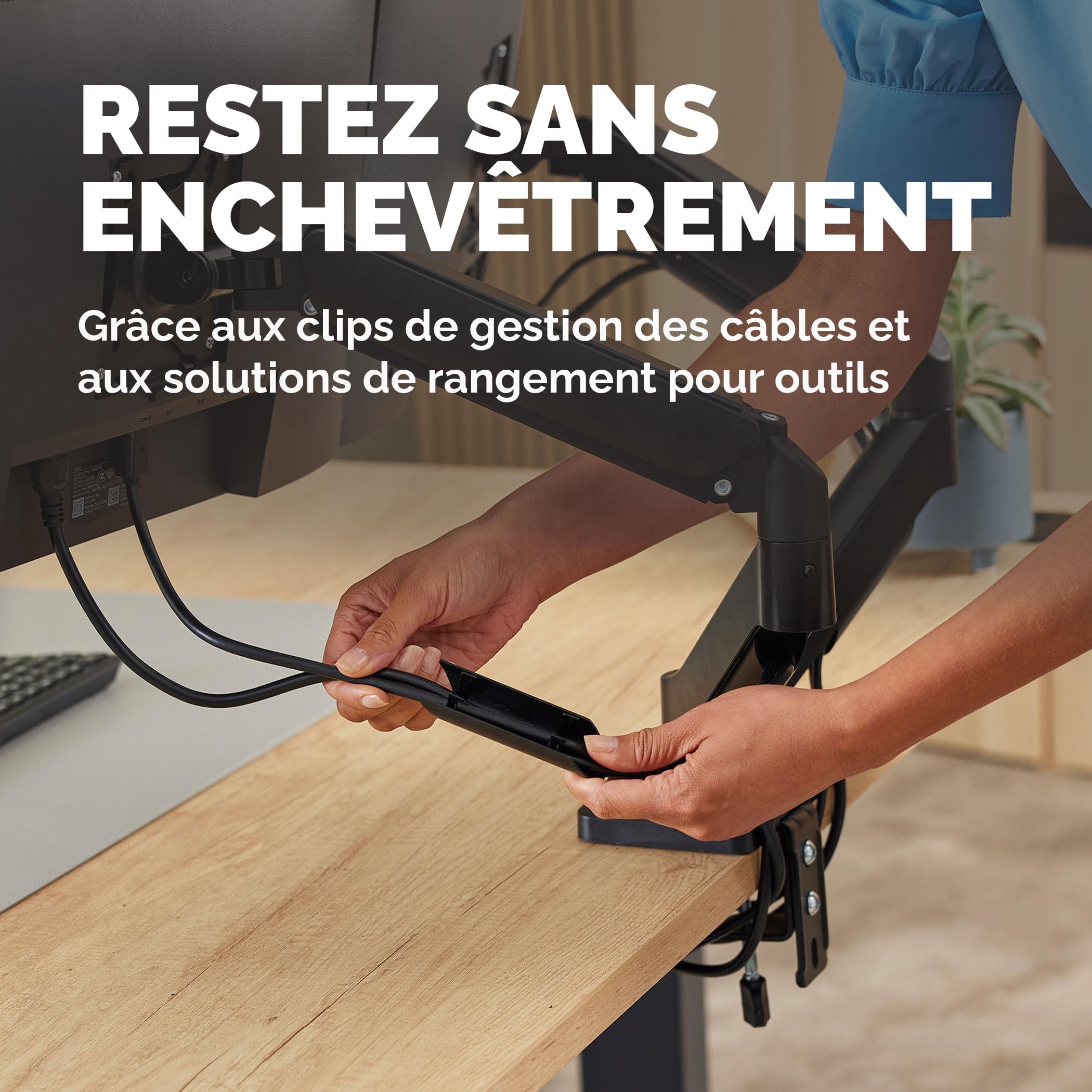 fellowes-everyday-plus-bras-double-crans-ressort-gaz-2x32-9-kg-vesa-75-100 image 7