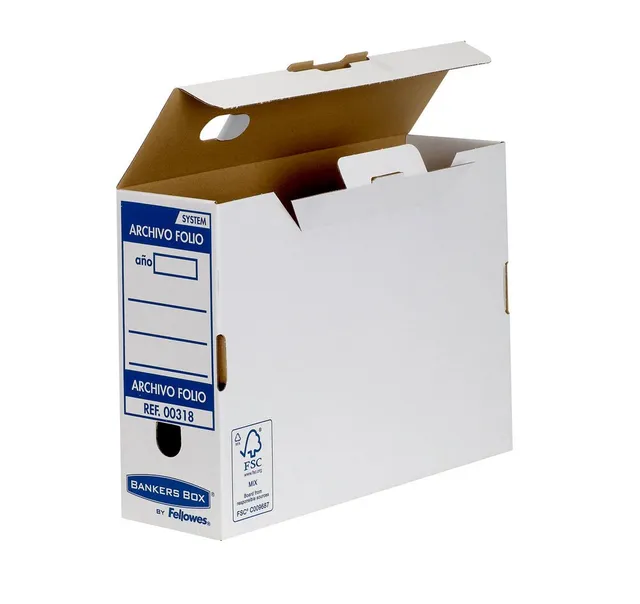 bankers-box-0031802-classeur-d-finitif-dos-100-mm-folio-blanc-et-bleu-montage-au image 1