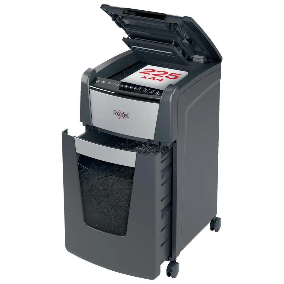 rexel-auto-225m-destructeur-automatique-coupe-micro-p5-225-feuilles-60-l image 1