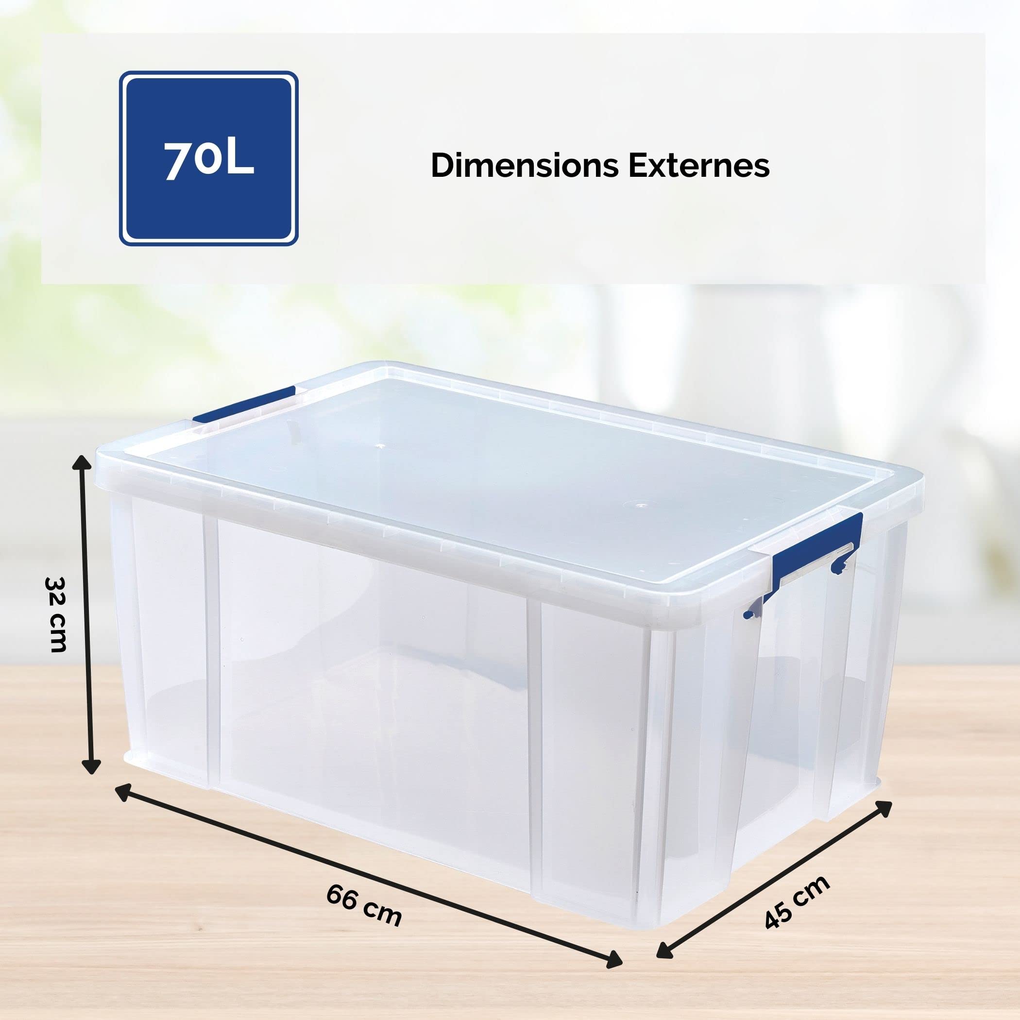fellowes-bankers-box-prostore-bo-te-de-rangement-70-l-transparente image 2