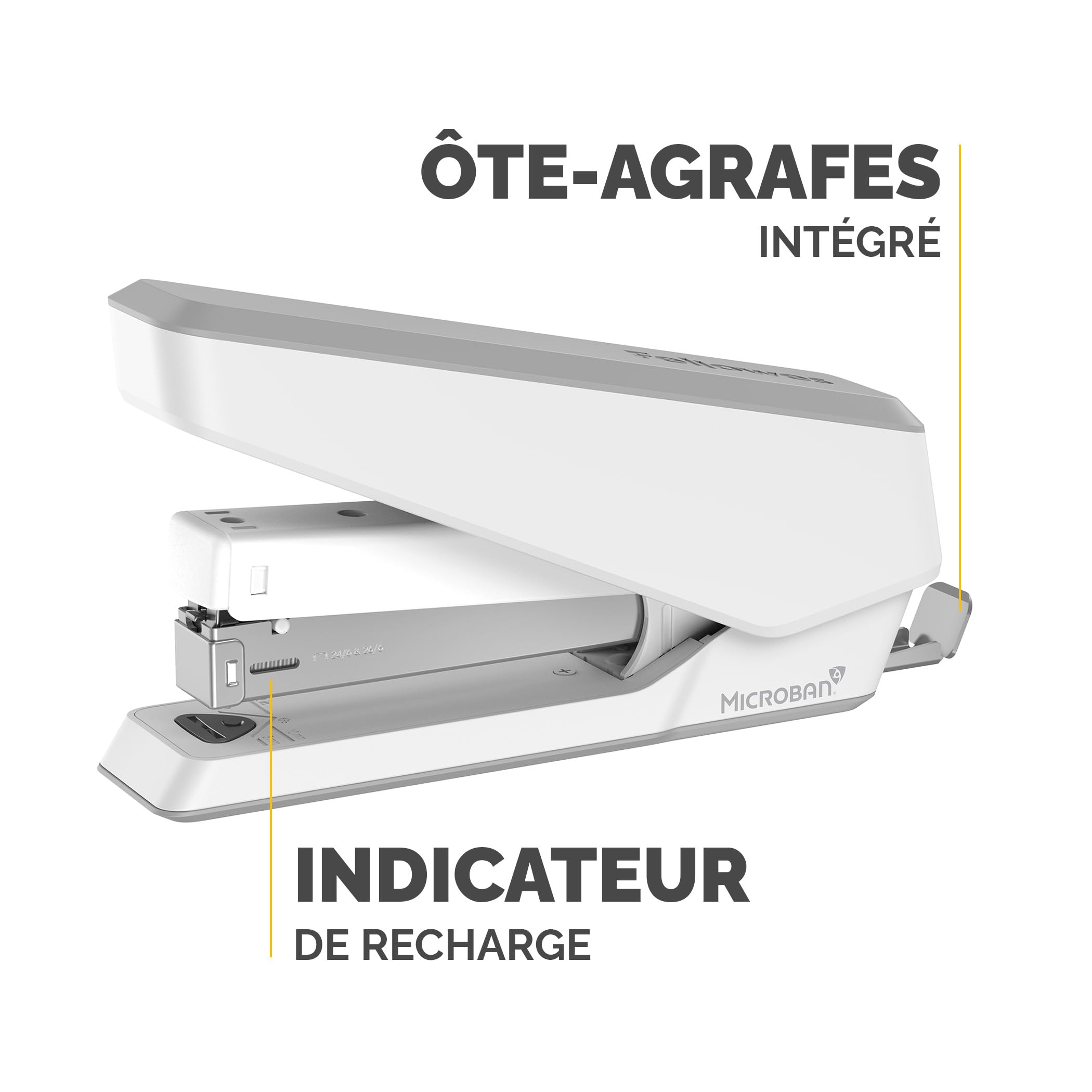 fellowes-lx850-easypress-agrafeuse-pleine-bande-25-feuilles-blanc image 5