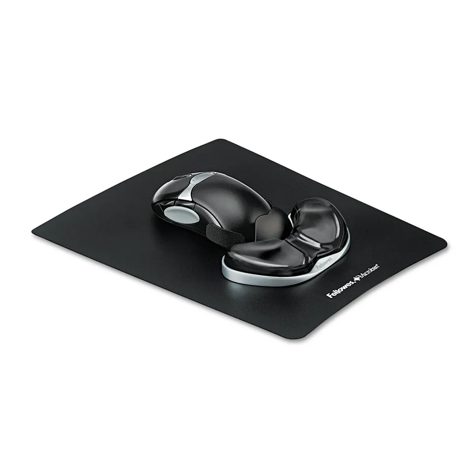 fellowes-crystals-health-v-tapis-de-souris-ergonomique-repose-paume-gel-noir image 1