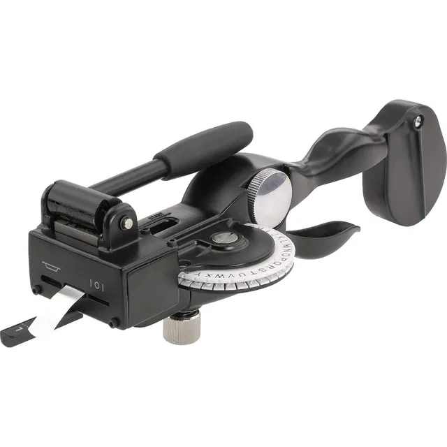 dymo-rhino-m1011-tiqueteuse-gaufreuse-m-tal-12-7-mm-kit-inox-aluminium image 1