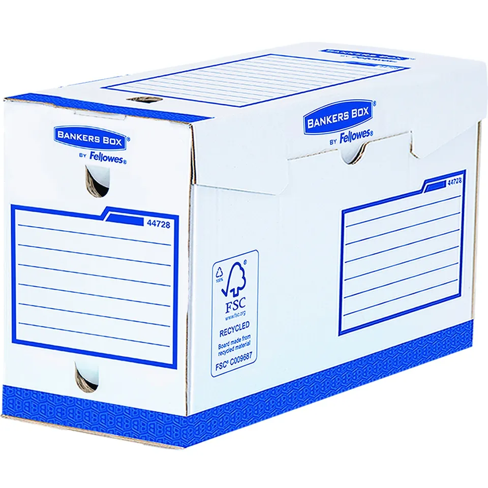 fellowes-bankers-box-basic-bo-te-d-archives-15-cm-a4-bleu-blanc-lot-de-20 image 1