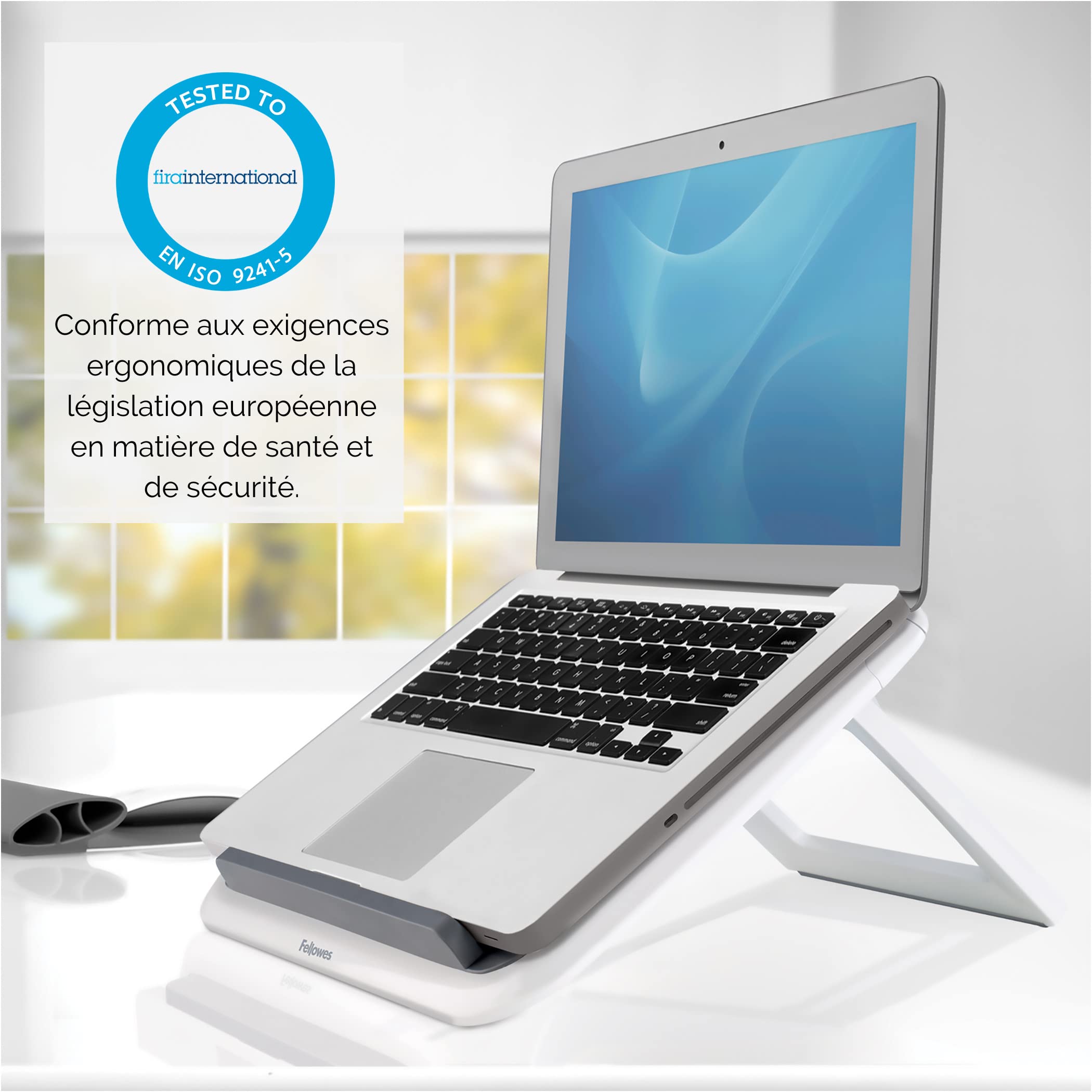 fellowes-quicklift-i-spire-support-ordinateur-portable-pliable-17-blanc image 6