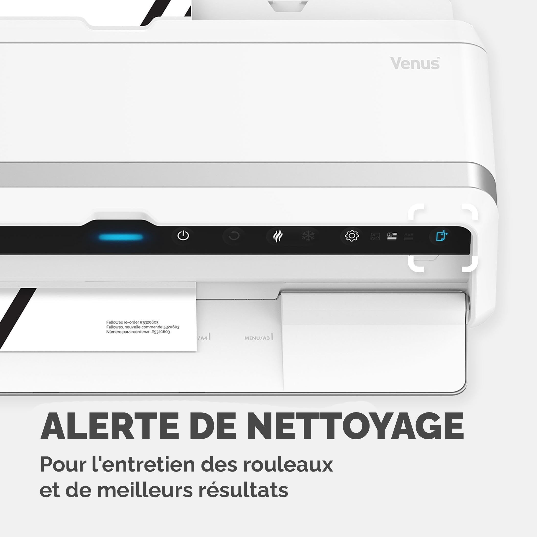 fellowes-venus-a3-5746701-plastifieuse-chaud-80-250-microns-blanche image 8