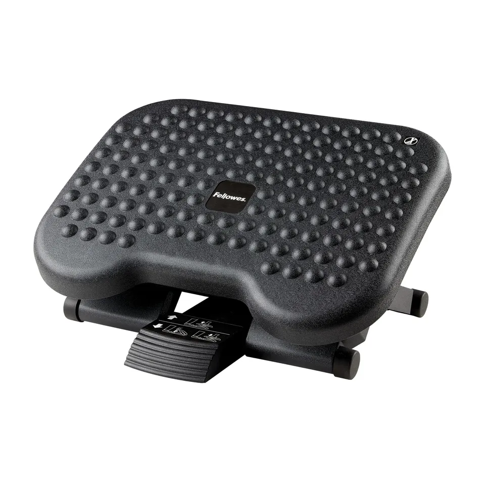 fellowes-everyday-plus-repose-pieds-ergonomique-noir-3-hauteurs image 1