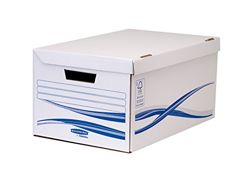 fellowes-bankers-box-basic-lot-de-10-conteneurs-flip-top-blanc-bleu image 4