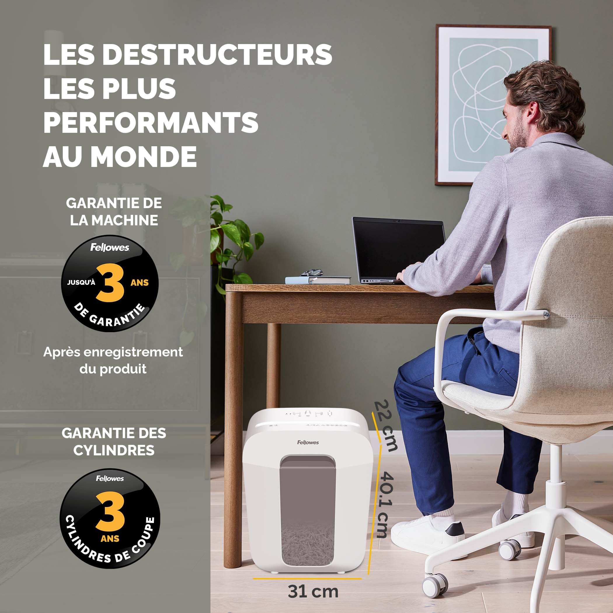 fellowes-lx50-destructeur-coupe-crois-e-9-feuilles-17l-blanc-p-4 image 7